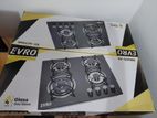 4 Burner Hob Glass Top
