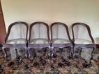 4 Cane Chair Set