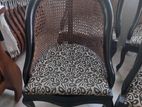 4 Cane Chair Set