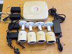 4 CCTV Camera NVR Kit