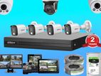 4 CH CCTV Camera Systems ( Full-Color / 1080P )