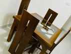 4 Chair Dining Table Teak