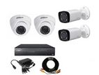 4 Channel CCTV Camera Full Set