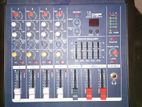 4 Channel Powered Mixer