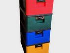 4 Drawer Piccolo Plastic Cupboard