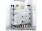 4 Layer Dust Proof Shoe Rack
