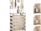 4 Layer Dustproof Shoe Rack With Clothes