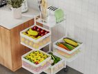 4 Layer Revolving Multipurpose Cart