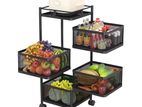 4 Layer Revolving Multipurpose Cart