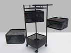 4 LAYER STORAGE RACK -SQUARE SHAPE (28*28*94 CM)
