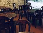 4 Nos Round Dining Table with 12 Chairs