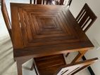 4 Seater Teak Dining Table