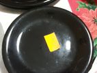 4 Small Imported Black Plates