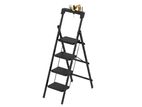 4-Step Folding Step Ladder, Armrest Tool Holder