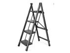 4-Step Folding Step Ladder ( Black Colour )