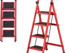 4 Step Ladder Folding Stool with Wide Anti-Slip Pedal