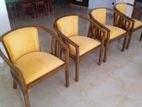 4 Teak Veranda Chairs
