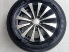 4 Tires with Alloy Wheels