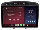 408 Peugeot Android Car Dvd Audio Setup with Panel