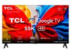 43" TCL QLED Smart FHD Frameless Google TV (43S5K)