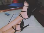 4.4 Inch Minimalist Black Stiletto Heels from Shein