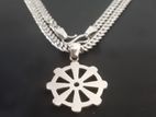 45g Darmackakra Silver Chain Pendent