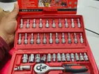 46 Pcs Socket Wrench Set High Quality Tool Box