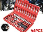 46 Pieces Wrench Tool Box Set