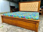 48 Inch Headboard Cushion Bed with Arpico Hybrid Mattres(6*6)