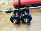 48kg Dumbells with Universal Barbell