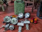 Mitsubishi 4dr 5 Lights with Jerry Can