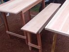 4ft *2ft Table with Bench