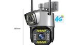 4G CCTV Outdoor Night Vision Dual Lens Camera