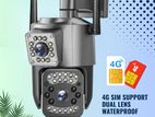 4G CCTV Outdoor Night Vision Dual Lens Camera