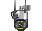 4G MObile SIM Support Dual Lens PTZ 4Mp CCTV Camera