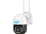 4G Mobile SIM Support WiFi PTZ 3Mp CCTV Camera