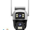 4G Sim Card 2MP CCTV PTZ Outdoor Night Vision Color Dual Lens Camera
