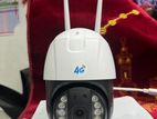 4G SIM Support Smart PTZ 3Mp Night Color CCTV Camera with Mic & Speaker
