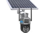 4G Solar 6 Mp Dual Lens CCTV Camera