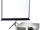 4K Cricket Projector With Screen