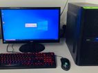 4th Gen Core i3 Set+8GB RAM+ 128SSD + 500GB 19" Wide Monitor Gaming PC