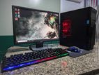 4th-Gen PC Core i5 8GB + 128SSD +500GB Full SET With 22" LED