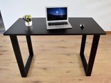 4’X 2’ Black computer table with steel leg (099)