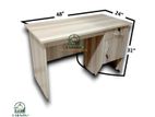 4x2 Melamine writing Table - American Ash
