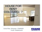 5 Bedroom house for rent in Colombo 7