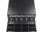 5 Bill 8 Coin Rj11 Black High End Metal Steel POS Cash Drawer..