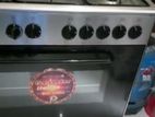 Electric Oven with 5 Burner Gas Cooker