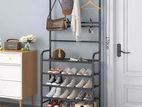 5 Floor Coat Hanger Shoe Rack