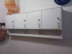 5 ft wall Top white Melamine pantry Cupboard .