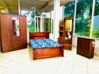 5 in 1 Combo Teak Melamine Bedroom Set Package Code 7180